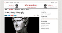 Desktop Screenshot of markantony.org