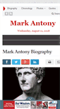 Mobile Screenshot of markantony.org